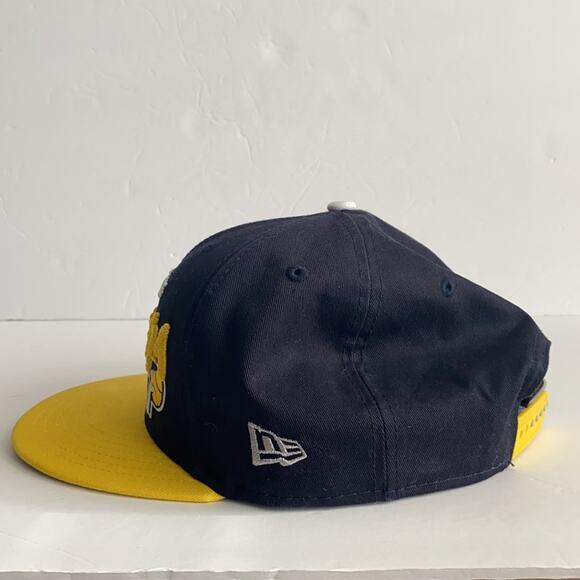 New Era 9Fifty Indiana Pacers flat bill SnapBack Ball Cap - Picture 3 of 9